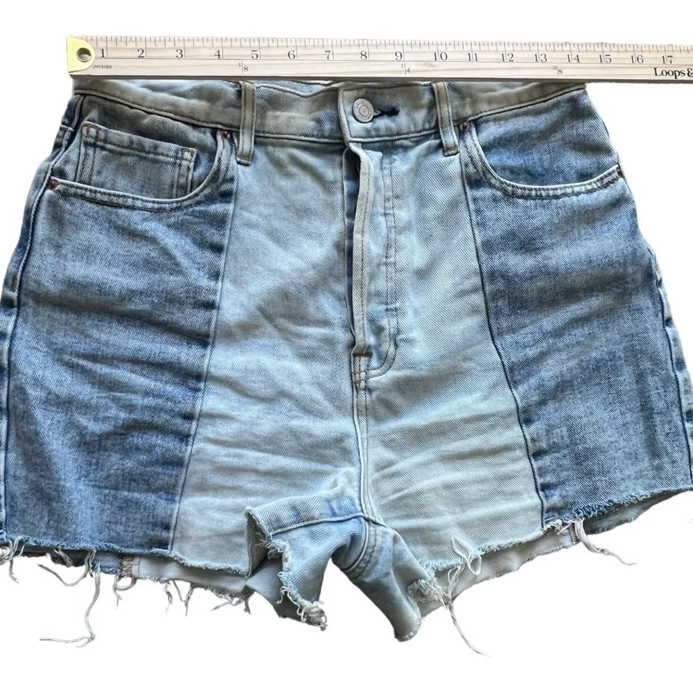MOM short pacsun high rise icon short size 29 light blue PacSun Piece Size 29. - Picture 5 of 9